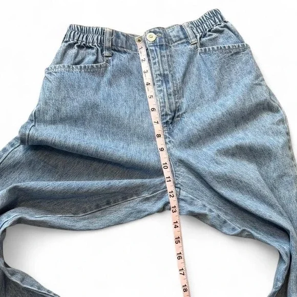 Vintage 90s Gloria Vanderbilt Cropped Jeans, Women's Size 4P - Picture 8 of 10